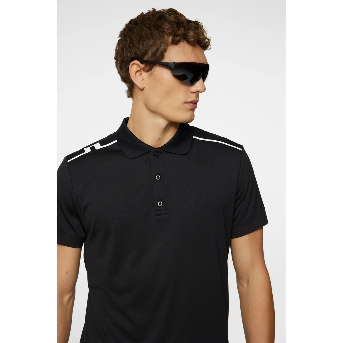 J.Lindeberg Lionel Polo Golf Shirt - Black