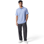 Under Armour Playoff Stripe Golf-Poloshirt – Blau/Weiß