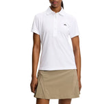 J.Lindeberg Damen Bridge Golf Poloshirt – Weiß