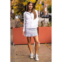 Golftini Frauenfeier Skort 17,5 "Golf Skort - Weißer Druck