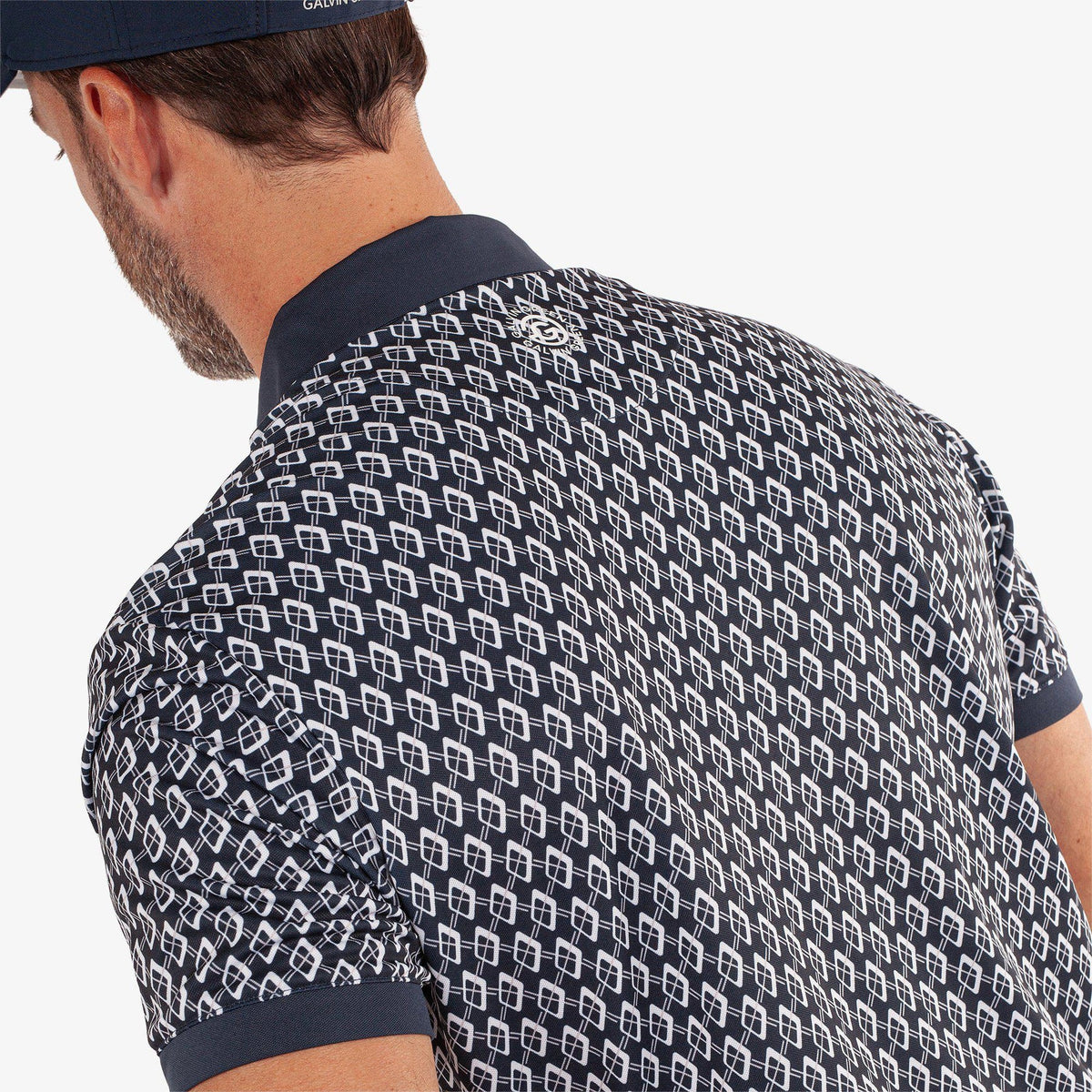 Galvin Green Maxwell Golf Shirt - Marine/Cool Grey