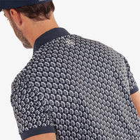 Galvin Green Maxwell Golf Shirt - Marine/Cool Grey