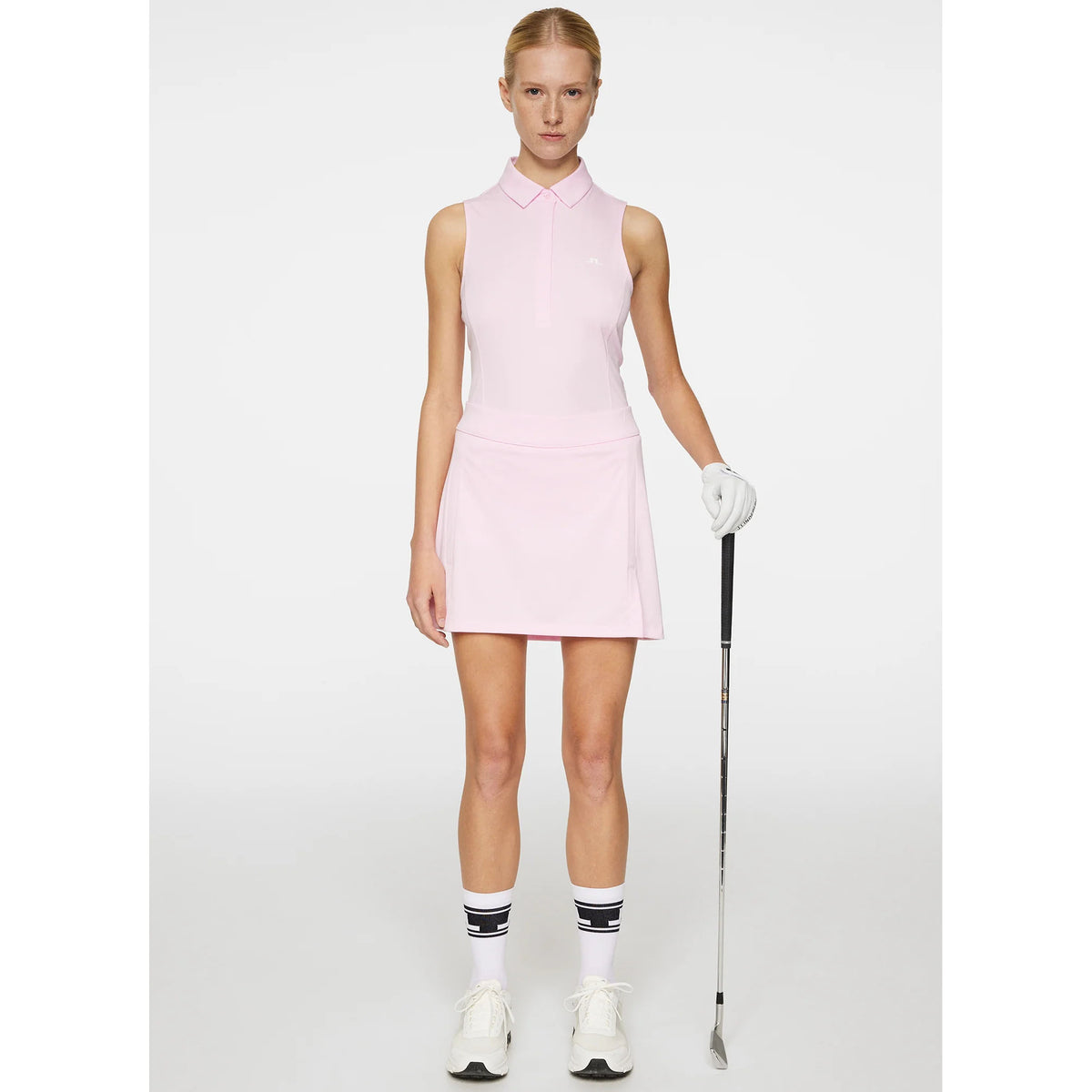 J.Lindeberg Women's Amelie Mid Golf Skirt - Nosegrey