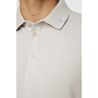 J. Lindeberg Tour Tech Polo Golf Shirt - Moonbeam