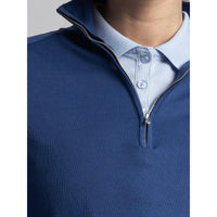Cross Women's Greta 1/4 Reißverschlussgolf -Strick - True Blue