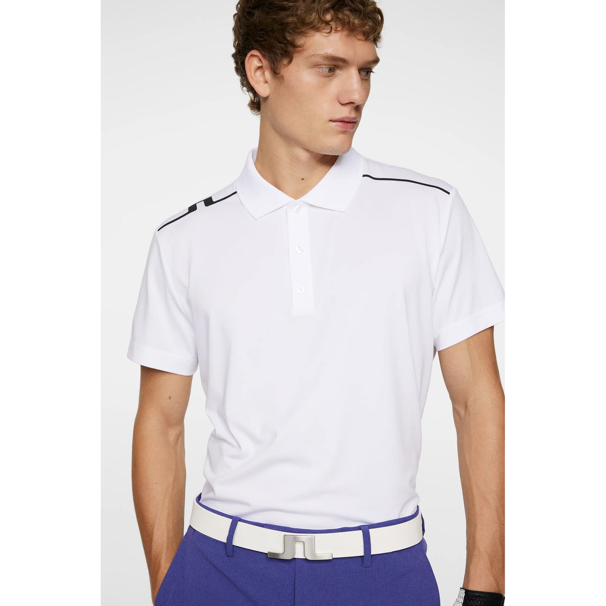 J. Lindeberg Lionel Polo Golfhemd - Weiß