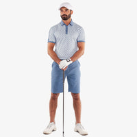 Galvin Green Maxwell Golfhemd - Mondlicht Blau/Weiß