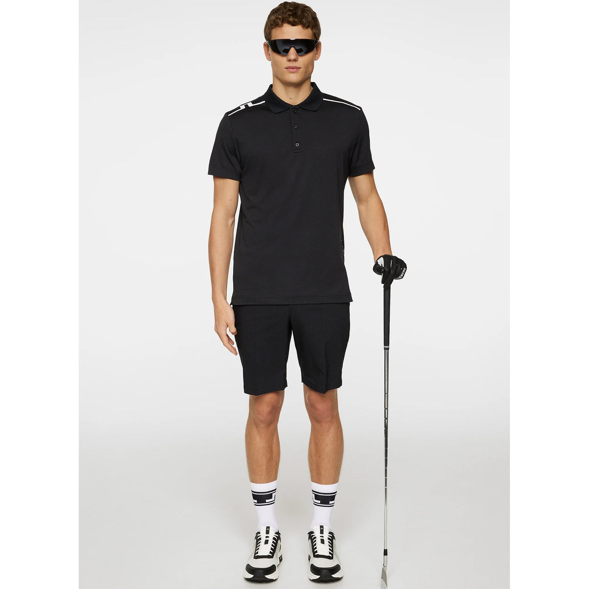 J.Lindeberg Lionel Polo Golf Shirt - Black