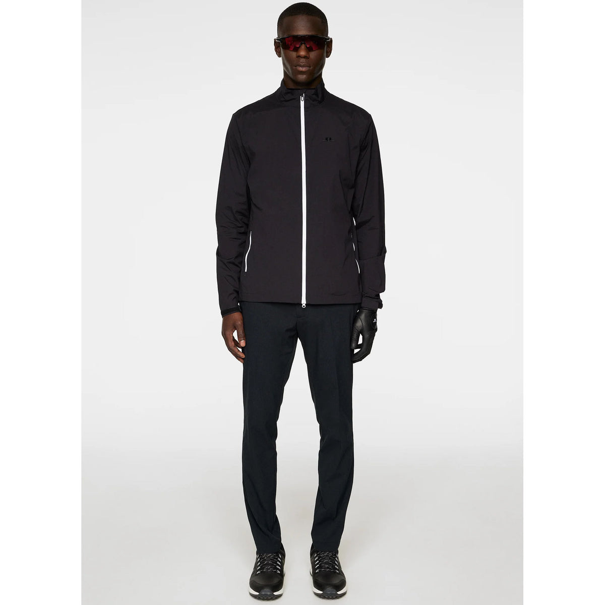J. Lindeberg Ash Light Packbare Golfjacke - Schwarz