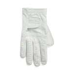 RLX Ralph Lauren Performance Cabretta Leder Golf Handschuh rechts - Keramik Weiß