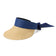 RLX Ralph Lauren Women's Woven Brim Seft-Tie Visor - Refined Navy