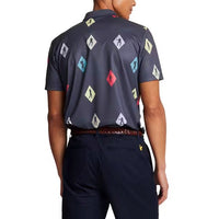 Lyle und Scott Polka Diamond Polo Golfhemd - Marine