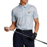 Lyle & Scott Blumenpolo Golfhemd - Pebbel