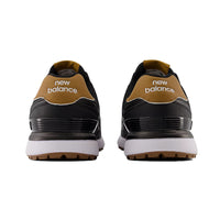 Neues Gleichgewicht 574 Greens V2 Spikeless Wide (EE) Golfschuhe - Schwarz/Gummi