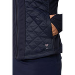 Golftini Damen -Kapuze -Windbrecherjacke für Kapuze - Marine/hellrosa