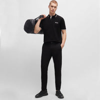 BOSS Paddy Pro Golf Polo Shirt - Black/Orange