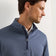 Peter Millar Perth Mélange Performance Quarter-Zip – Marineblau