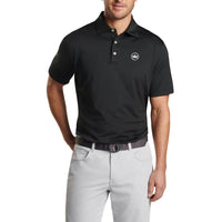 Peter Millar Performance Stretch Jersey Golfhemd - schwarz