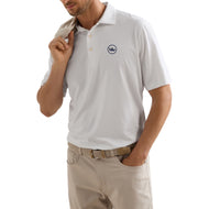 Peter Millar Solid Performance Jersey Golf-Poloshirt – Weiß