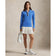 Rlx Ralph Lauren Frauen -Trikot UV Viertel Zip Golf Pullover - Sommerblau
