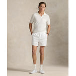 Rlx Ralph Lauren Baumwoll Coolmax Strick -Golf Polo -Hemd - Weißer Splash