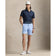 RLX Ralph Lauren bedrucktes leichter Luftstrom -Golfpolo -Hemd - Multi -Deco Toss Raffined Navy
