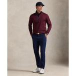 Rlx Ralph Lauren Lux Perf Halbzip Pullover - Rich Ruby
