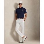 Rlx Ralph Lauren Polo Bär Airtech Pique Golf Polo -Hemd - raffinierte Marine