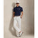 Rlx Ralph Lauren Polo Bär Airtech Pique Golf Polo -Hemd - raffinierte Marine