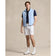 Rlx Ralph Lauren getäfter Stretch Terry Golfweste - Büroblau