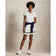 RLX Ralph Lauren Frauen 4 -Wege -Stretch -Falten -Golfskort - Keramik Weiß/Marine