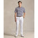 RLX Ralph Lauren Stripe Lightweight Airflow Golf Polo Shirt - Bath Pink Multi