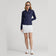 RLX Ralph Lauren Frauen coole Wolle Hybrid Performance Vollzipjacke - Französische Marine