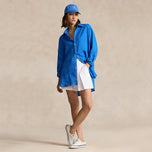 Rlx Ralph Lauren Frauen Performance Falten Golfshorts - rein weiß