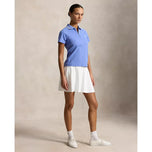 RLX Ralph Lauren Women's Active Cable 1/4 Zip Golf Polo Shirt - Blue Mist