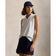RLX Ralph Lauren 女式巡回演出无袖高尔夫 Polo 衫 - 陶瓷白