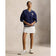 RLX Ralph Lauren 女式 Bear Tech Fleece V 领高尔夫套头衫 - 精致海军蓝