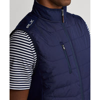 Rlx Ralph Lauren Cool Wool Full Reißverschluss Golfweste - Französische Marine