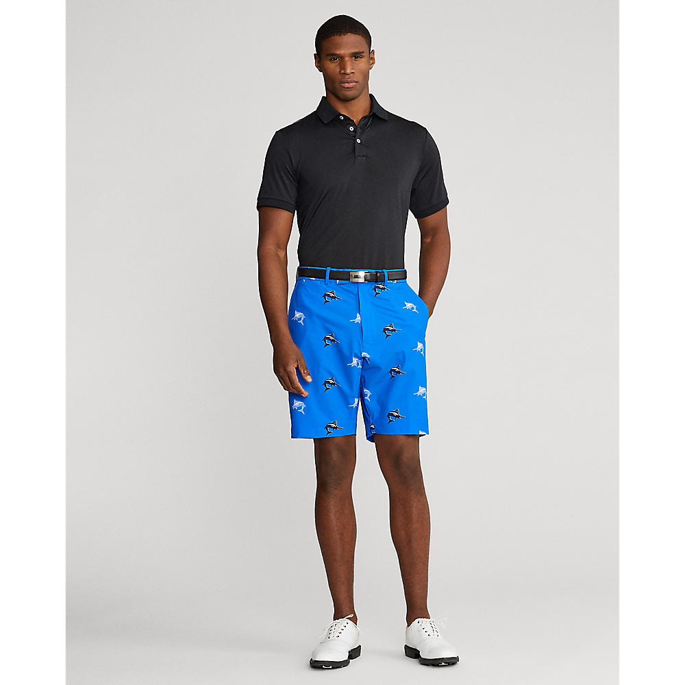 Rlx Ralph Lauren Solid Luftstromleistung Polo - Polo Schwarz