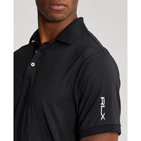 Rlx Ralph Lauren Solid Luftstromleistung Polo - Polo Schwarz