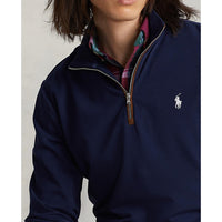 Polo Performance Ralph Lauren Fine Gauge Terry Halbzip - Französische Marine