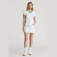 Rlx Ralph Lauren Women's Tour Pique - reines Weiß/Floß Grün