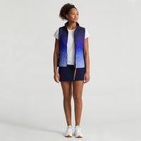 Rlx Ralph Lauren Frauen gesteppt Hybrid Vollzip -Weste - Active Ombre