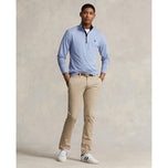 Polo Performance Ralph Lauren Half Zip Peached Jersey - Pulverblau Heather