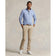 Polo Performance Ralph Lauren Half Zip Peached Jersey - Pulverblau Heather