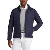Rlx Ralph Lauren Cool Wool Full Reißverschluss Golfjacke - raffinierte Marine