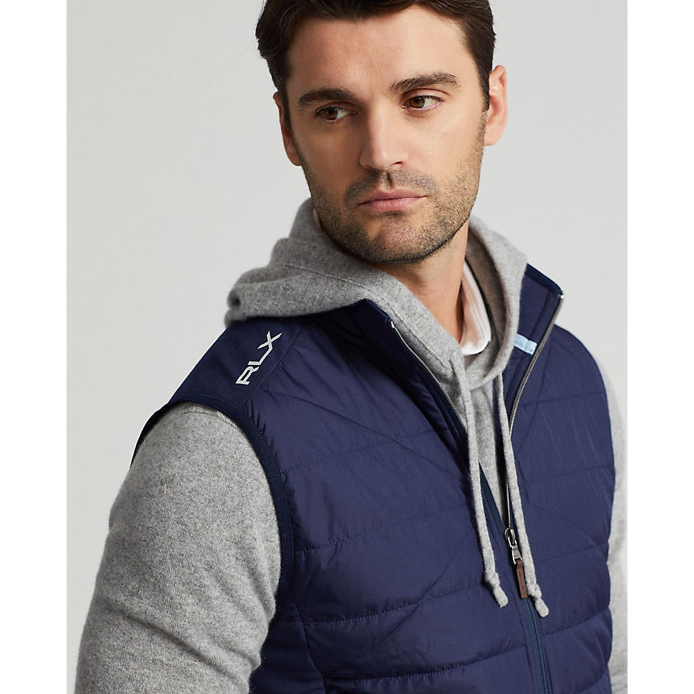 Rlx Ralph Lauren Cool Wool Full Reißverschluss Golfweste - raffinierte Marine
