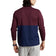 Polo Performance Ralph Lauren 1/4 Zip Peached Jersey - Harvard Wine/French Marine