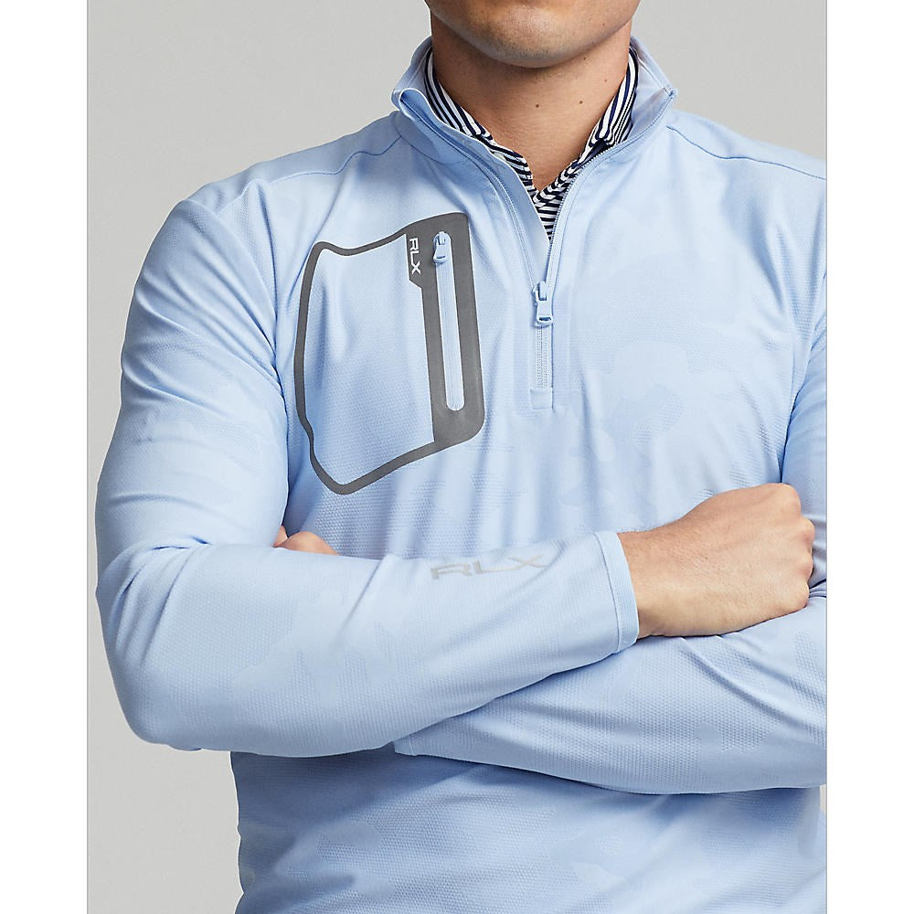 RLX Ralph Lauren Fahrer Luxus -Trikot -Golfpullover - Elite Blau