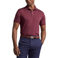 RLX Ralph Lauren solide Luftstromleistung Polo Golfhemd - Harvard Wein